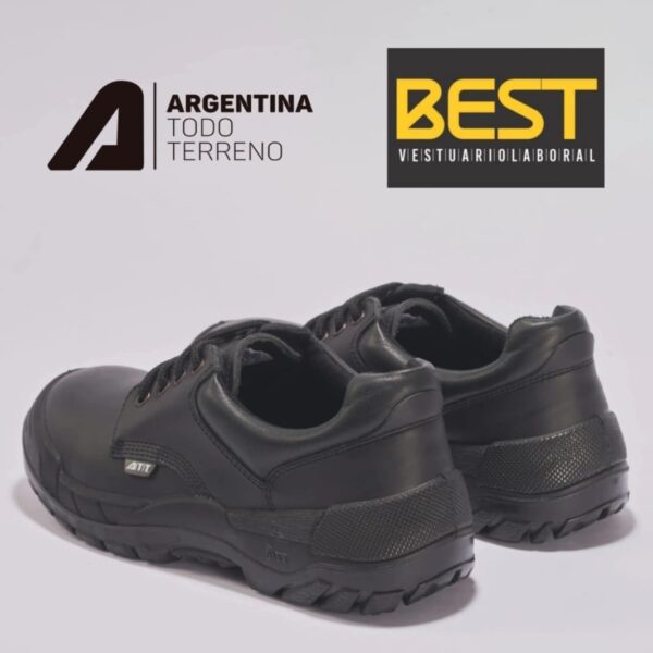 ZAPATO DE SEGURIDAD "ATT" CHUBUT T. 39 AL 47 NEGRO/MARRÓN - Imagen 3