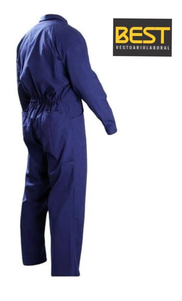 MAMELUCO DE TRABAJO GABARDINA 8oz. AZUL - Imagen 2